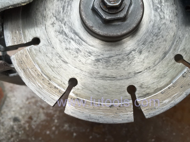 Segment Dry Cutting Type Diamond Saw Blade for All Stones