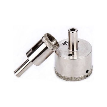 Tr&eacute;pan diamant &eacute;lectrolytique pour scie cloche en verre