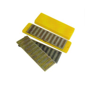 Afilador de cuchillos de diamante 3pcs/set con caja de pl&aacute;stico