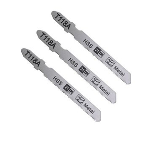 Lame de scie sauteuse T118A &agrave; tige en T 21TPI Hcs pour couper des t&ocirc;les fines
