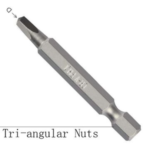 Chave de fenda de extremidade &uacute;nica para porcas triangulares 